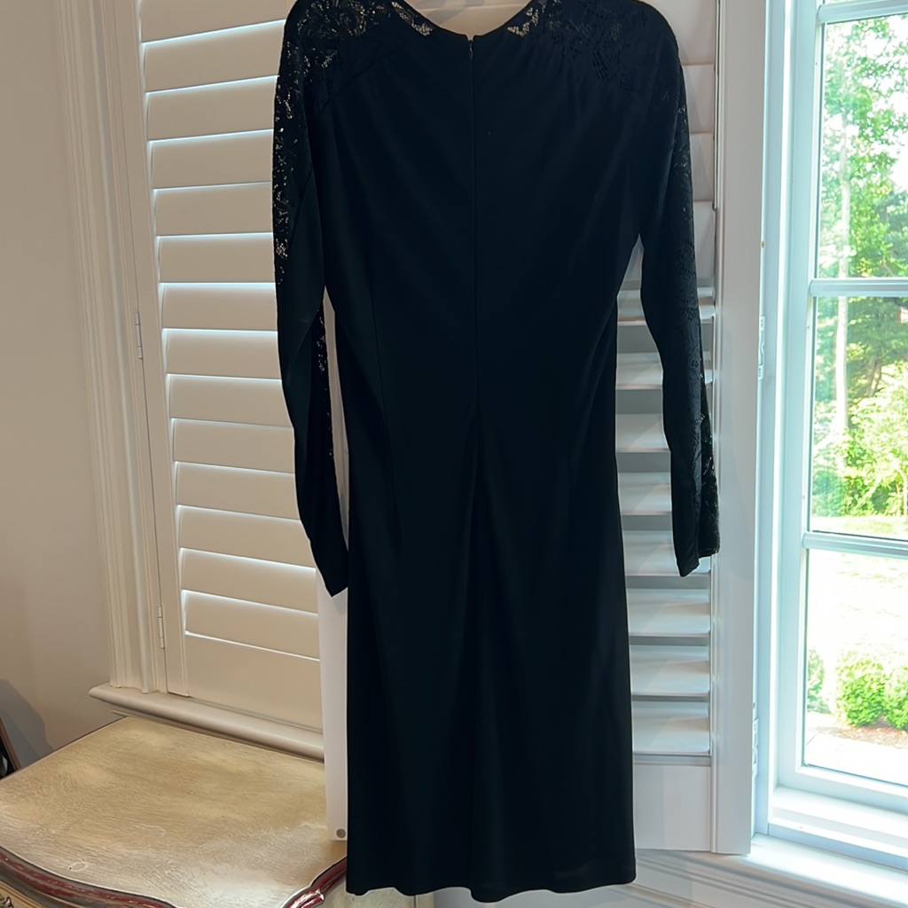 David Meister Black Cocktail Dress